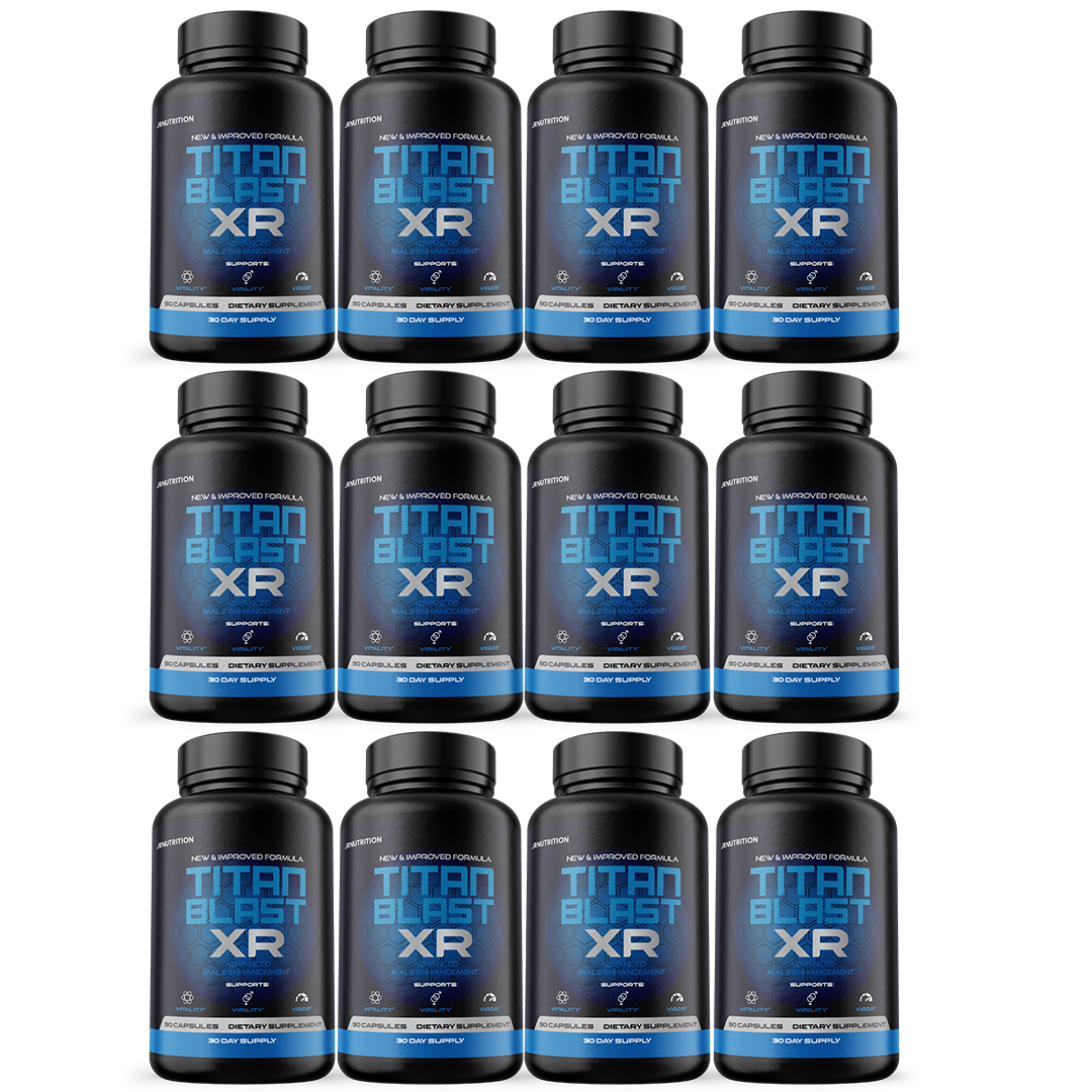 Titan Blast XR Advanced Male Enhancement - 12 Bottles